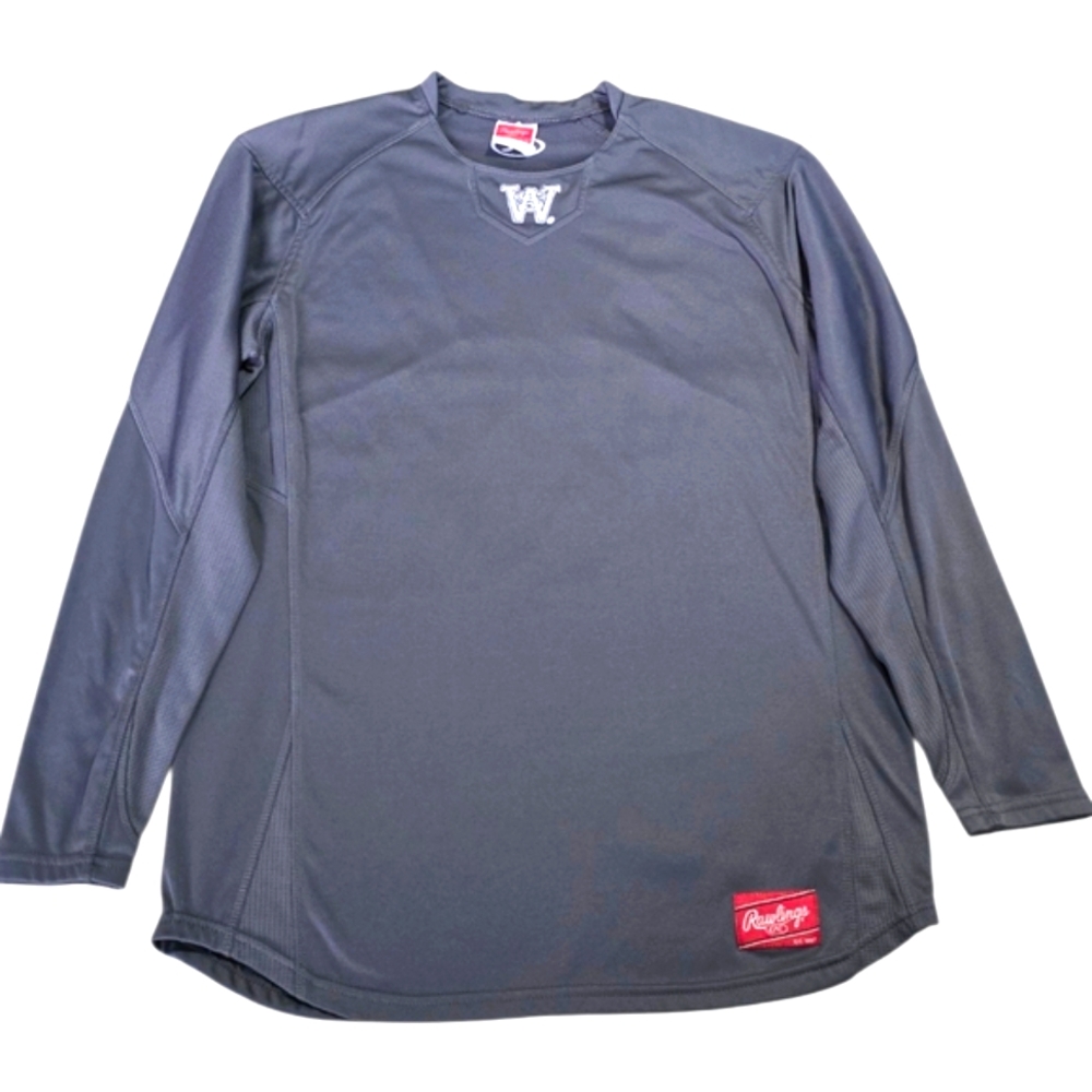 Rawlings Gray Long Sleeve Athletic Shirt